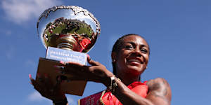 Sha’Carri Richardson took the honours in the Stawell Gift.