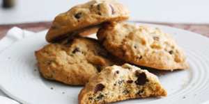 Classic choc chip cookies.