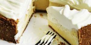 Lemon icebox pie.