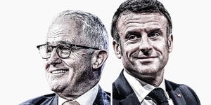‘I am delighted’:How Turnbull lobbied Macron to fix Australia’s relationship