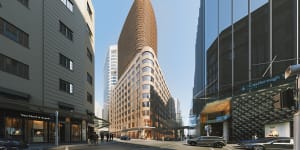 Scentre and Cbus Property are transforming David Jones’ old menswear store in Sydney into luxe retail and apartments.