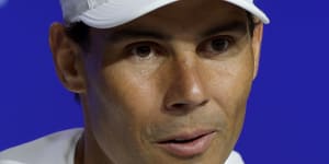 ‘It’s risky’:Nadal’s worry over abdominal injury;Kyrgios v Kokkinakis on centre court