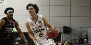 Josh Giddey in action for the 36ers.