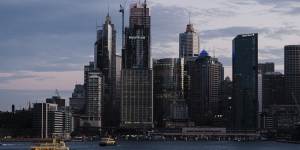 Sydney's CBD is the most productive place for workers in Australia. 