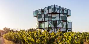 The five-storey D’Arenberg Cube at McLaren Vale,SA. 