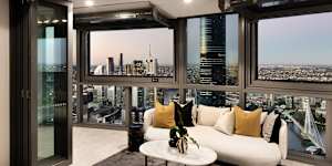 An apartment at 5108/8 Margaret Street,Brisbane City that sold for $3,430,000 at auction.