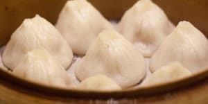 Xiao long bao (Shanghai steamed pork mini bun) at We Love Dumpling.