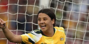 'I'm just nervous':Sam Kerr and the rest of Australia face an anxious wait for the vote for the 2023 Women's World Cup. 