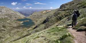 View from the top ... overlooking Lake Albina.