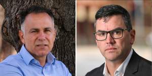 John Pesutto and Brad Battin competed for the Liberal leadership. 