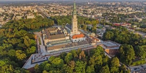 Jasna Gora Monastery near Czestochowa is Poland's national shrine and has been a pilgrim destination since the Middle Ages.