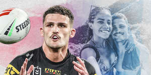 Superstar couple:Nathan Cleary and Mary Fowler.