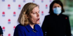 NSW Chief Health Officer Dr Kerry Chant said it was difficult to make fixed statements about a virus that was evolving.