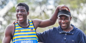 Canberra sprinter Edward Osei-Nketia wins U20 Australian 100m title