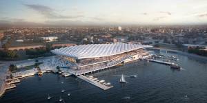 An artist's impression of the new-look Sydney Fish Market.
