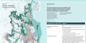 Regional biodiversity corridors in the 2023 South-East Queensland Regional Plan.