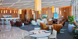 Virgin’s new Beyond Lounge in Sydney Airport.