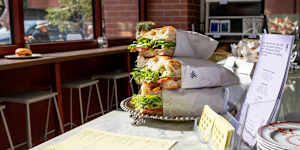 Grab-and-go sandwiches.