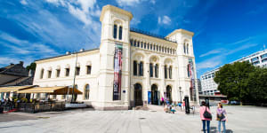 The Nobel Peace Center tells the story of Alfred Nobel,the Peace Prize,and the Peace Prize laureates. 