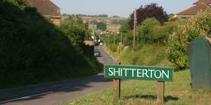 Risqué medieval place names are left to linger on.