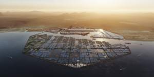 The Oxagon:the proposed port city would be the world’s largest “floating structure”.