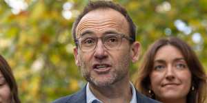 Greens leader Adam Bandt concedes defeat.