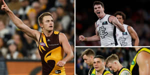 Hawks cause 2023’s biggest boilover;Blues show new colours;Tigers,Suns are done:Key takeouts from round 21