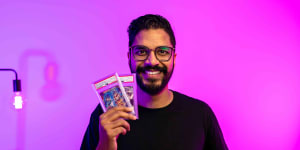 Trading card investor Ravi Sharma views the space as a hedge against traditional investments.