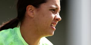 Mystery surrounds the fitness of Sam Kerr.