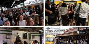 The failure of the digital trains radio system halted all services at 2.45pm,leaving Sydney’s major stations flooded with commuters.