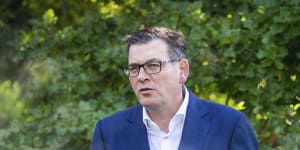 Daniel Andrews unveiled the Sick Pay Guarantee scheme on Monday. 
