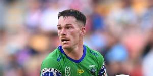 Canberra’s Tom Starling will play against Parramatta on Sunday.