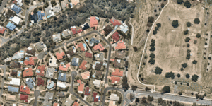 Upper Kedron,where new housing estates have become established – along with the trees.