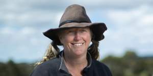 Tammi Jonas says scaling down production has helped her farm survive drought and climate change. 