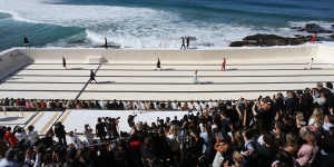 From seaweed to spectacular ... the Ten Pieces show at Bondi Icebergs.