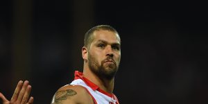 Buddy brilliant:Lance Franklin is the glamour forward of the decade