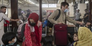 Evacuation flights of Afghans to the US halted over four measles cases