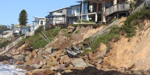 Coast-dwellers ordered to evacuate after 30m of beach washed away