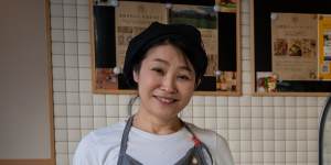 Maho Innami,owner of Tamanegi Japanese bento delicatessen store. 