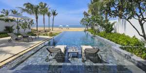 Resort life,Vietnam style … the Melia Ho Tram Beach Resort Vietnam.