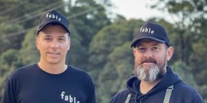 Fable Food co-founders Michael Fox and Jim Fuller.