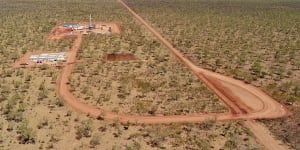 Origin Energy is conducting exploratory gas drilling in the Northern Territory's Beetaloo Basin.