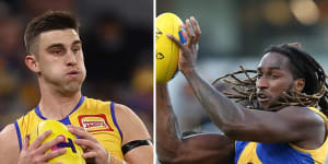 Eagles stars Elliot Yeo,Nic Nat to miss western derby