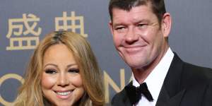 Mariah Carey and James Packer in 2015.