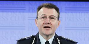 Australian Federal Police Commissioner Reece Kershaw warned he would name and shame companies which don't comply with requests.