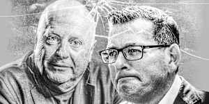 Chris Lucas took on then-premier Daniel Andrews during COVID.