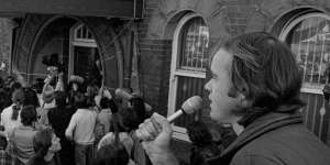 A protest outside Darlinghurst Police Station in 1978.
