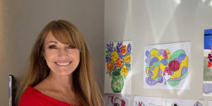 Painting,Zoom and Netflix are helping Jane Seymour through hotel quarantine