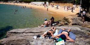 Hugely popular in summer,Camp Cove is under additional pressure due to the closure of nearby Nielsen Park for maintenance.