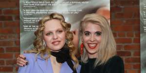 “You cannot take your eyes off her face”:Odessa Young and Eva Husson at a Mothering Sunday special screening in New York.